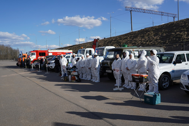 Экстренные службы отработали угрозу инфекций у животных