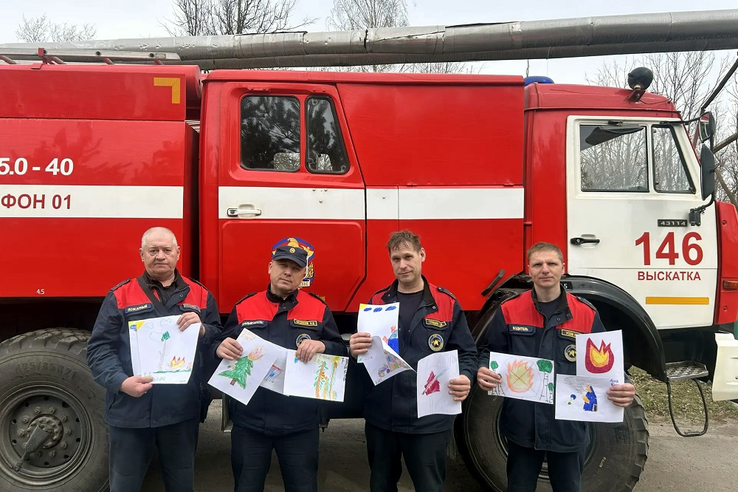 Подготовка ко Дню пожарной охраны: письма, рисунки, встречи