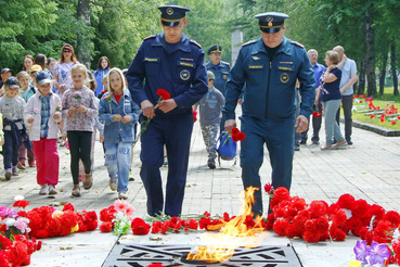 О подвиге пожарных во время Великой Отечественной войны...