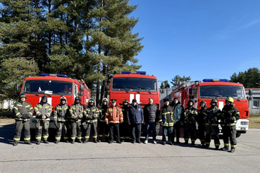 Учения на ТЭК: ликвидация условного возгорания