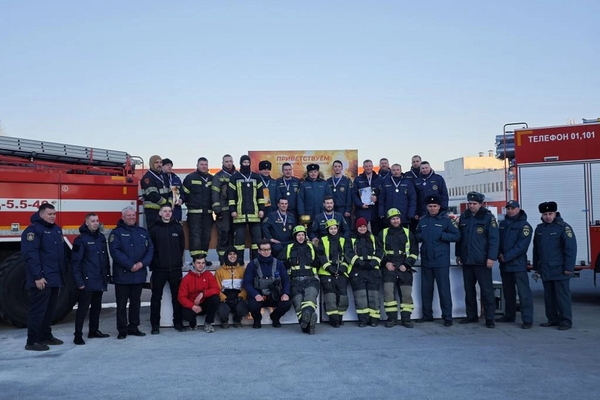 Леноблпожспас в лидерах по ликвидации ДТП на областных соревнованиях