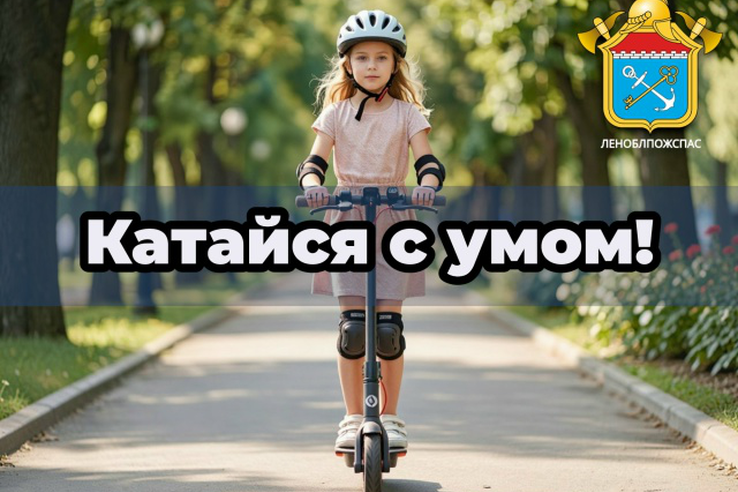 «Катайся с умом! Электросамокат - не безопасная игрушка»