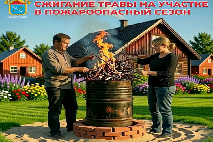Порядок сжигания сухой растительности на дачных участках в пожароопасный сезон