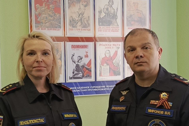 Третий фронт Победы: в пожарной части представили выставку военных плакатов