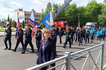 Подпорожье приняло эстафету Дня пожарной безопасности Ленинградской области