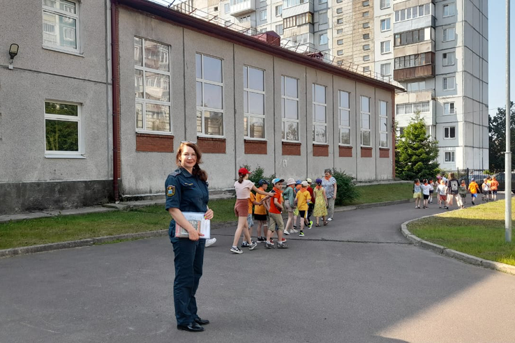 Пожарно-тактическое учение в Сертоловской гимназии.