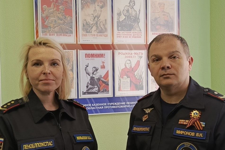 Третий фронт Победы: в пожарной части представили выставку военных плакатов