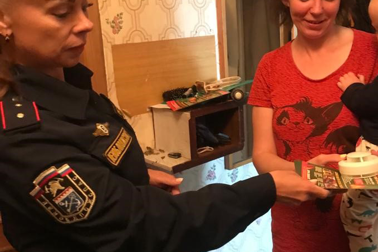 Пожарные извещатели для многодетных семей Волосовского района.