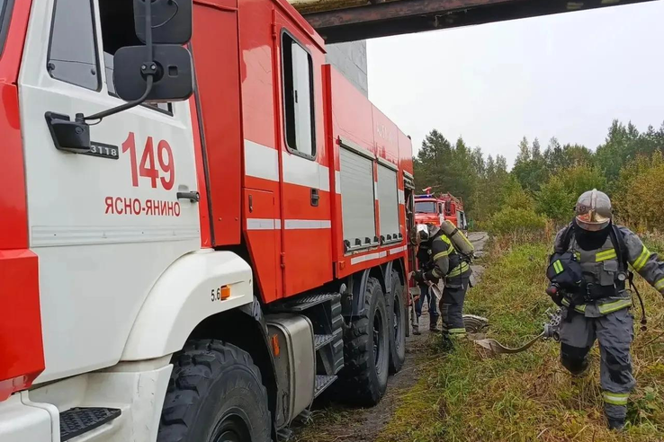 Огнеборцы Всеволожского отряда Леноблпожспас отработали ликвидацию последствий удара БПЛА
