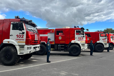 Леноблпожспас получил новую технику от региона