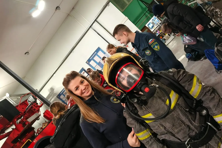 Практика - лучший учитель для юного пожарного