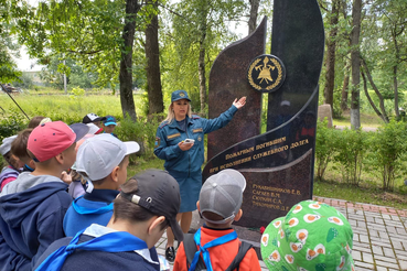 Урок мужества и робот-пожарный.