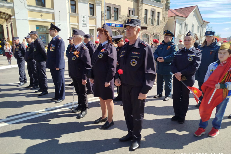 Сотрудники Кингисеппского отряда Леноблпожспас почтили память героев в День Победы