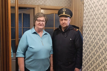 Ветераны-огнеборцы принимают поздравления в профессиональный праздник