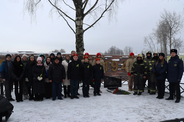 Работники Леноблпожспас приняли участие в памятных мероприятиях к 82-й годовщине снятия блокады Ленинграда