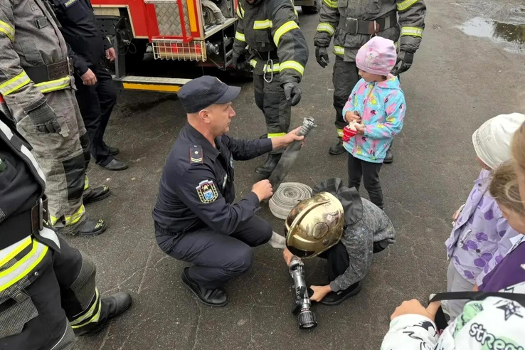 В посёлке Ефимовский прошёл «День пожарной безопасности»!