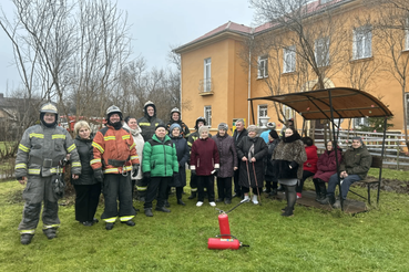 В Сланцевском ЦСО «Надежда» прошло пожарно-тактическое учение