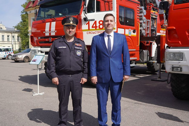В Новой Ладоге прошла акция «День пожарной безопасности Ленинградской области»