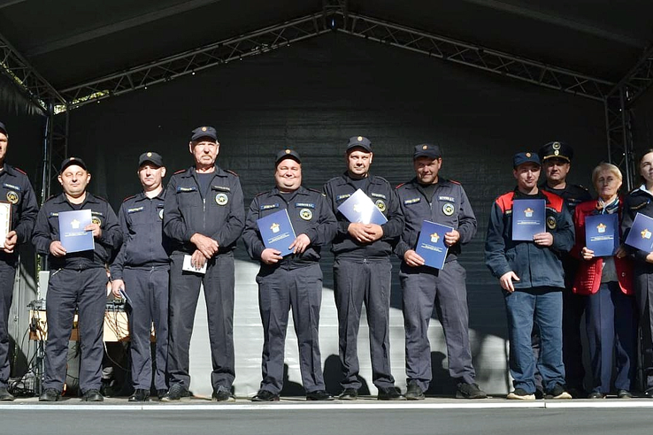 В Приморске чествовали огнеборцев 107 пожарной части, которая отмечает свой 85-летний юбилей!